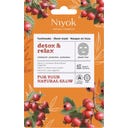 Niyok Schützende Tuchmaske Detox & Relax - 10 ml