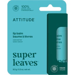 ATTITUDE Leaves Bar Lip Balm Uparfymert - 8,50 g