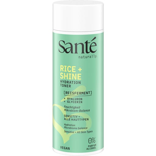 Santé – naturally. Rice + Shine Hydration Toner