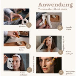 Feuchtigkeitsspendende Tuchmaske Hydrate & Refresh - 10 ml