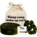 lotta curls Opaska do loków Original Velvet Set - Noble Olive
