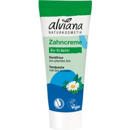 alviana Naturkosmetik Organiczna ziołowa pasta do mycia zębów