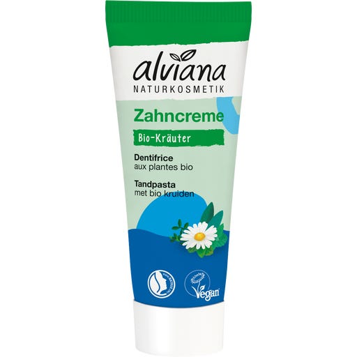alviana Naturkosmetik Dentifrice aux Plantes Bio - 75 ml