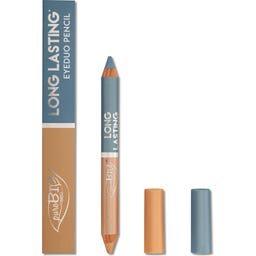 Long Lasting Kingsize Eyeshadow Duo Pencil - 101L - Champagne/Dusty Blue