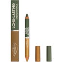 puroBIO cosmetics Langvarig Kingsize Øyenskygge Duo Blyant - 102L - Gold/Moss Green