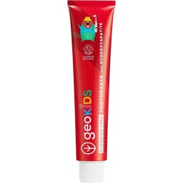 geoKIDS Fluoride Free Toothpaste Strawberry & Hydroxyapatite - 75 ml
