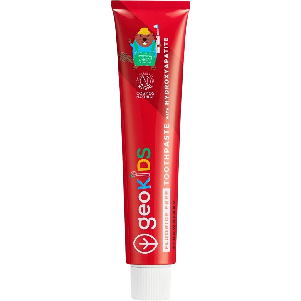 Georganics geoKIDS Strawberry & Hydroxyapatite Fluoride Free