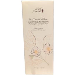 100% Pure Tea Tree & Willow Clarifying Astringent - 118 ml