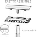 Bambaw Safety Razor with Stand - Silver