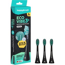 happybrush VIBE 3 Brush Heads - 1 set