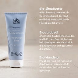 URTEKRAM Fragrance Free Body Cream - 200 ml