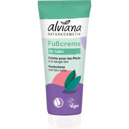 alviana Naturkosmetik Crème pour les Pieds à la Sauge Bio - 75 ml