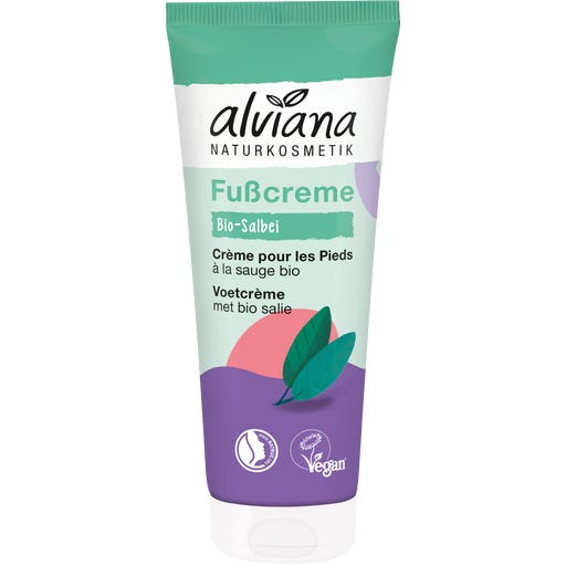 alviana Naturkosmetik Fußcreme Bio-Salbei - 75 ml