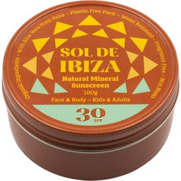 Sol de Ibiza Natural Mineral Sunscreen SPF 30 - 100 g