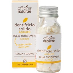 Officina Naturae Solid Toothpaste Tablets - citron