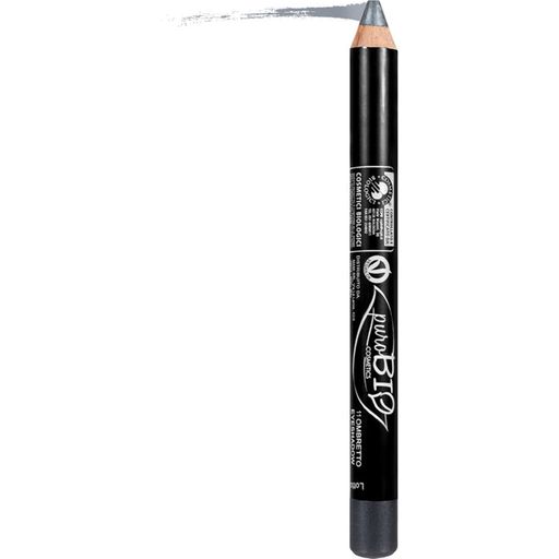 puroBIO Cosmetics Eye Shadow Pencil - Dark Grey, vegan 