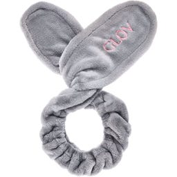 Bunny Ears Headband - 2in1 Hair Protecting Headband & Hair Tie - Grey