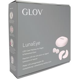 LunaEye LED Therapy Patches for Bright & Rejuvenated Eyes con Stazione di Ricarica - 1 pz.