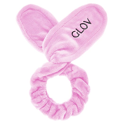 Bunny Ears Headband - 2in1 Hair Protecting Headband & Hair Tie - Pink