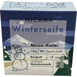NICAMA Winterseife Minze-Kiefer - 100 g