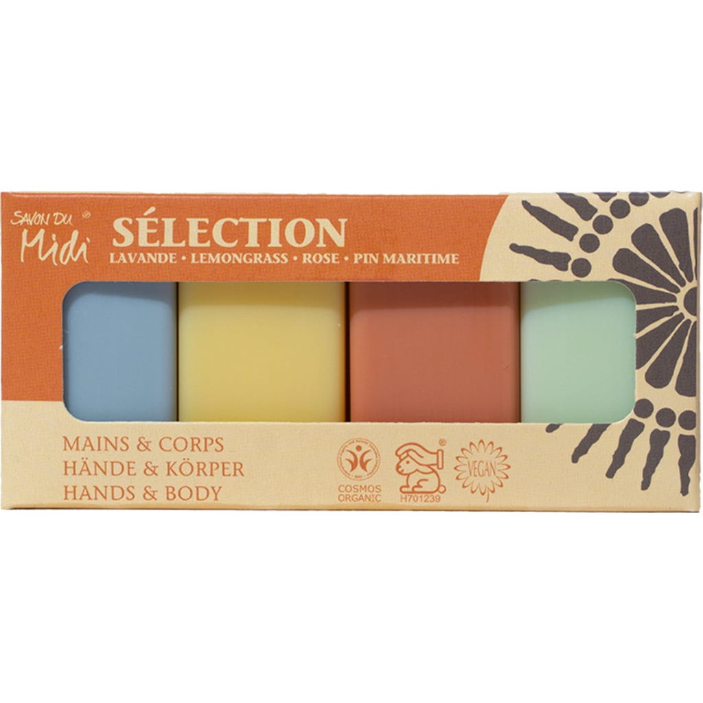 Savon Clair & Foncé セット 125g Savon du Midi SÉLECTION KARITÉ Gastenzepen, 1 Set - Ecco Verde