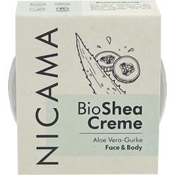 NICAMA Bio Sheacreme Aloe Vera-Gurke - 50 ml