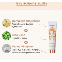 Crème Solaire Teintée SPF50 Visage 