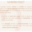 Éponge Konjac Visage Exfoliante & Purifiante 