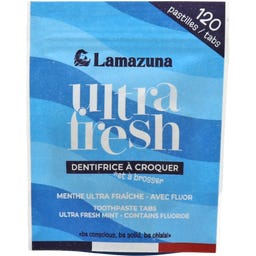 Lamazuna Ultrafriske tannpusstabletter - 120 Stk