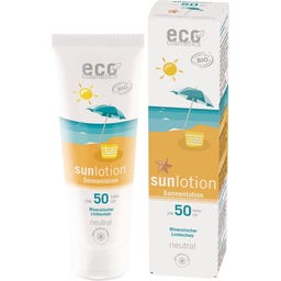 Неутрален лосион за слънце без аромат SPF 50 - 125 мл