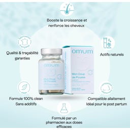 Omum Mon Coup de Pousse Nutricosmétique - 60 gélules