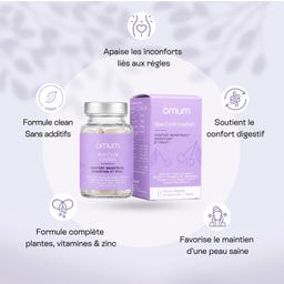 Omum Mon Cycle Confort Nutricosmétique - 60 gélules