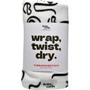 lotta curls Haarturban - black/white