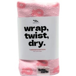 lotta curls Turban za kosu - pink