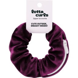 lotta curls Zipper Scrunchie - Berry