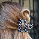lotta curls Шнола за коса - black/white
