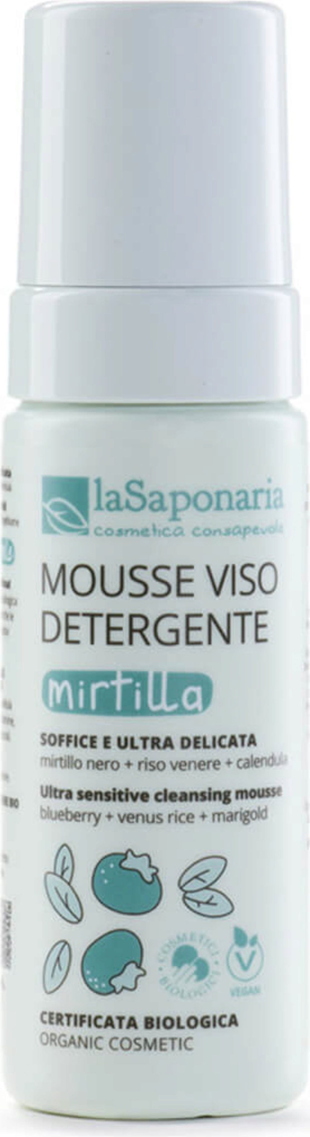 La Saponaria Blueberry Cleansing Mousse - 150 ml