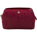 Cosmetic Bag Cooper Velvet Quilty Days, extra large - Red