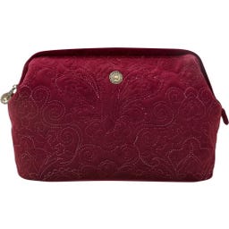 Cosmetic Bag Cooper Velvet Quilty Days, extra large - Red