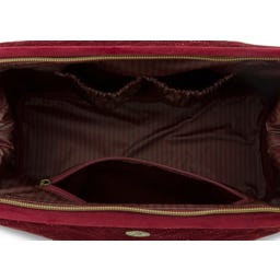 Cosmetic Bag Cooper Velvet Quilty Days, extra large - Red