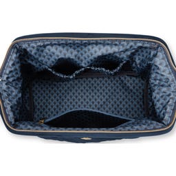 Cosmetic Bag Cooper Velvet Quilty Days, extra large - Blue