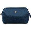 Cosmetic Bag Cooper Velvet Quilty Days, extra large - Blue