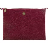 Trousse de Toilette Plate "Charly" en Velours Quilty Days, Grand Mod&egrave;le