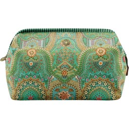 Pip Studio Cosmetic Bag Cooper Jabali, extra large - Green
