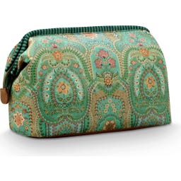 Pip Studio Cosmetic Bag Cooper Jabali, extra large - Green