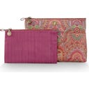Pip Studio Kosmetiktaschen-Set Caryn Jabali - Rot