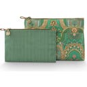 Pip Studio Cosmetic Bag Set Caryn Jabali - Green