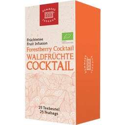 DEMMERS TEEHAUS Quick-T BIO Cocktail de Fructe de Pădure - 25 pliculețe de ceai