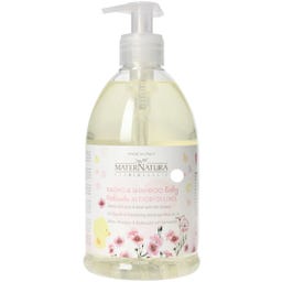 MaterNatura Baby Gentle Shampoo & Wash Flax Flowers - 500 ml
