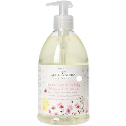 BABY Bagno & Shampoo Delicato ai Fiori di Lino - 500 ml
